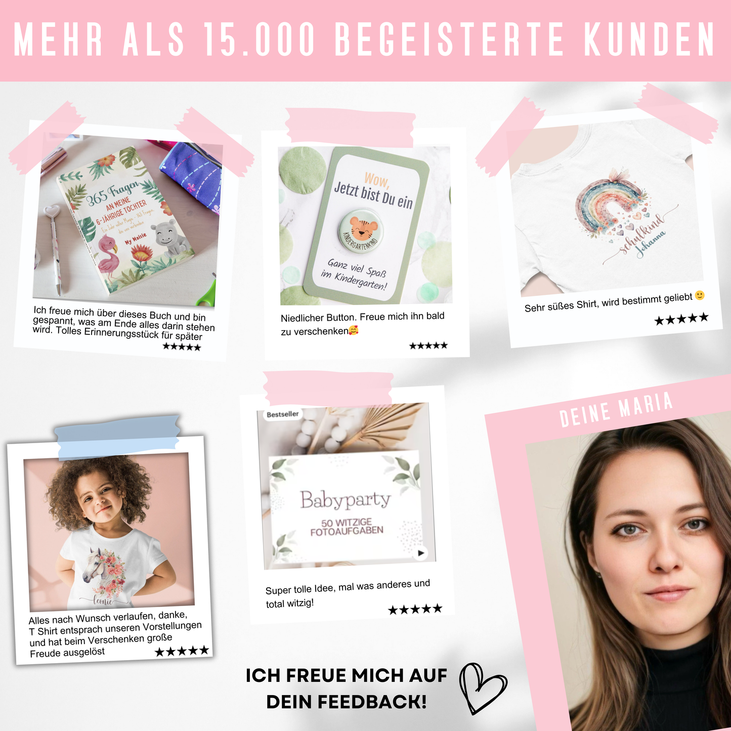 Babypartyspiele Sets - 22 lustige Babypartyspiele Rosa