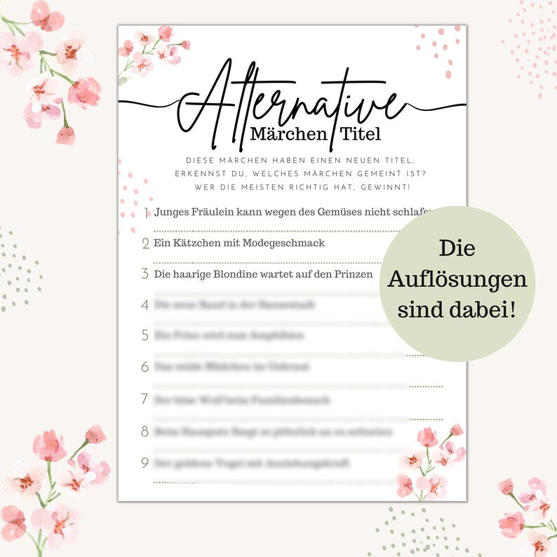 Babypartyspiele auf Deutsch