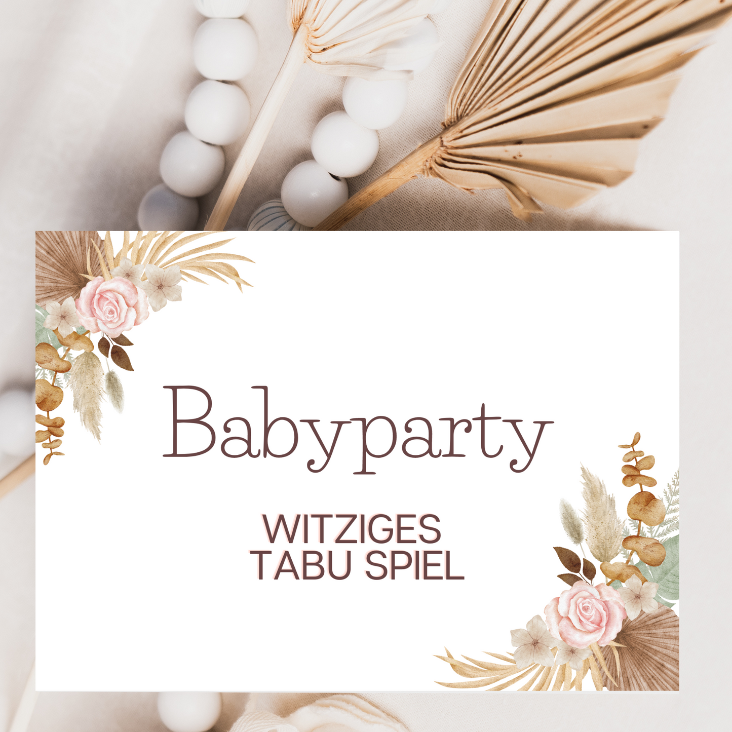 Babyparty Spiele - Das XXL große Baby Tabu mit 150+ Begriffen